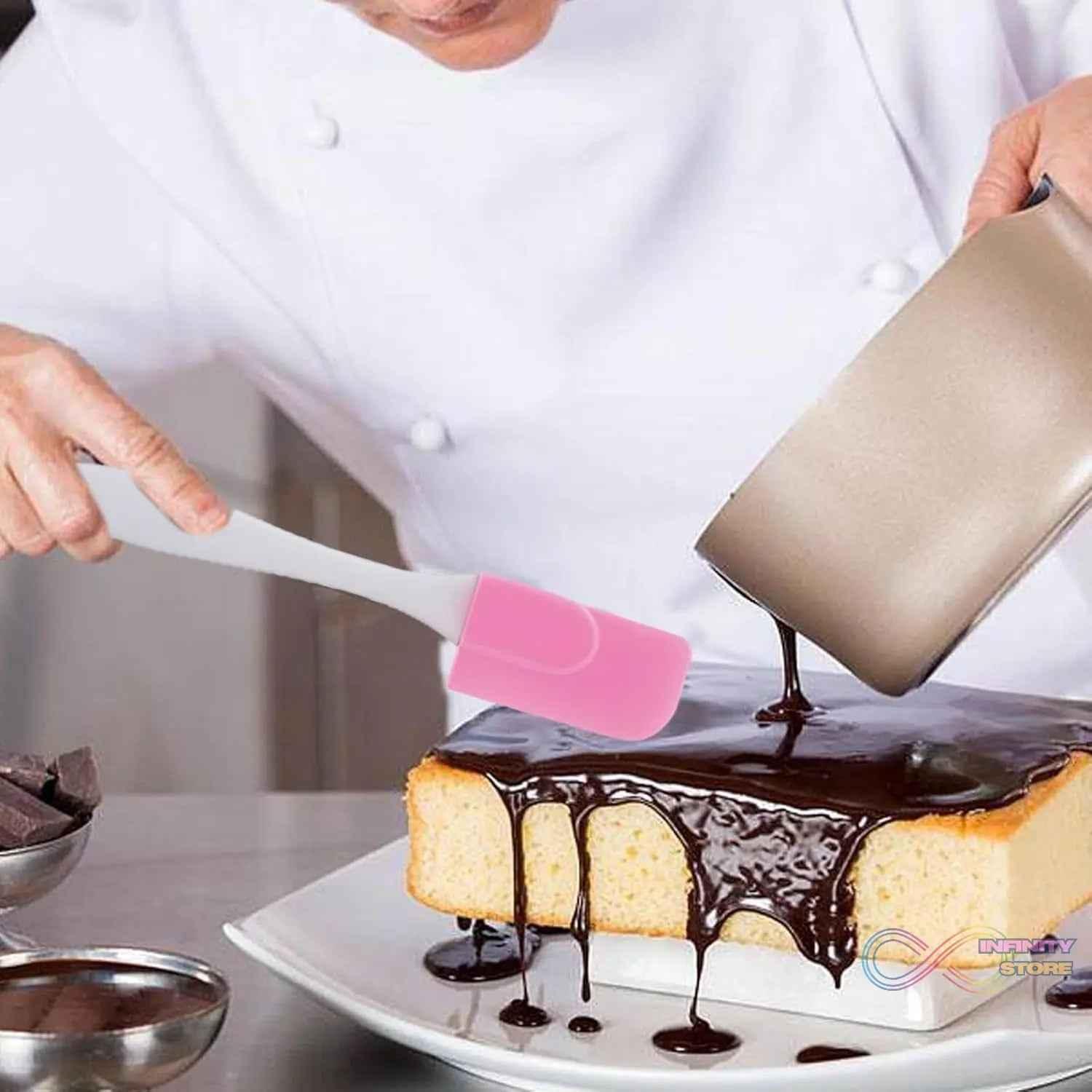 Silicone Cooking Spatula for Baking (1 Pc / 22 Cm) - infinityexculsivestore.com