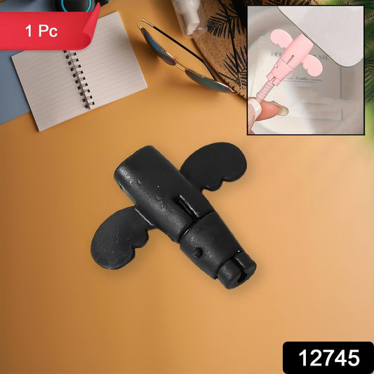 Silicone Data Cable Protector, Angel Data Cable Protective Cover, 2 in 1 Mobile Phone Cord Cord Saver Storage Tool - infinityexculsivestore.com