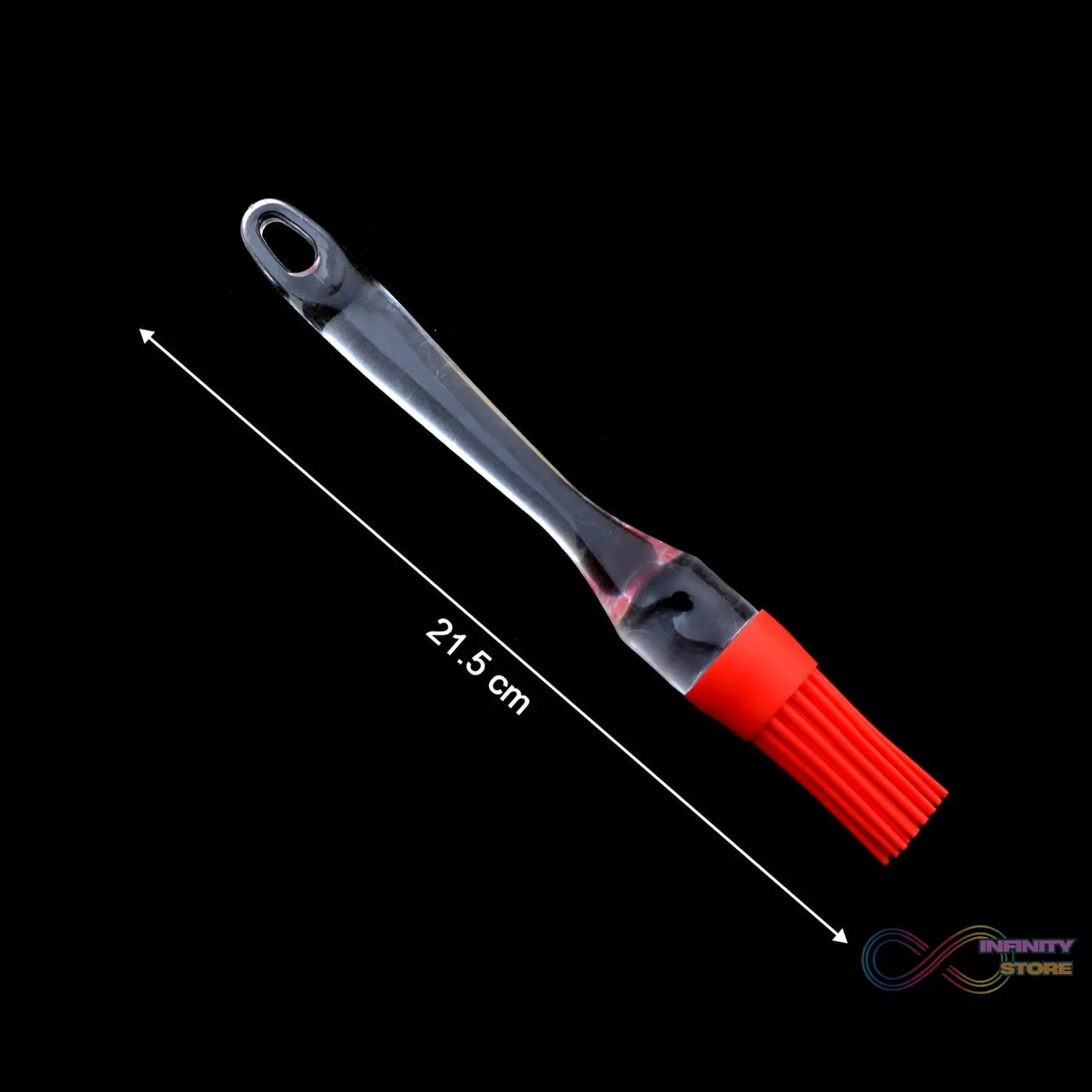 Flat silicone brush for pastry and grilling