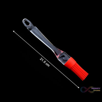 Flat silicone brush for pastry and grilling