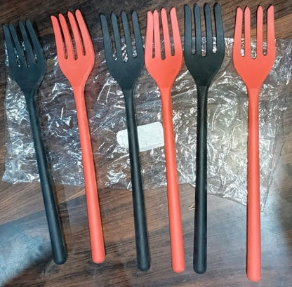 Silicone Flexible Forks, Silicone Cooking Fork Heat Resistant, Multifunctional Nonstick Blending Fork (6 Pcs) - infinityexculsivestore.com
