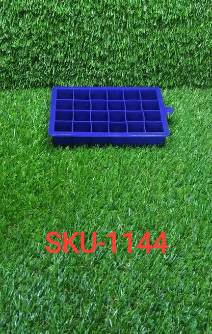 Silicone Ice Cube Trays 24 Cavity Per Ice Tray [Multicolour] - infinityexculsivestore.com