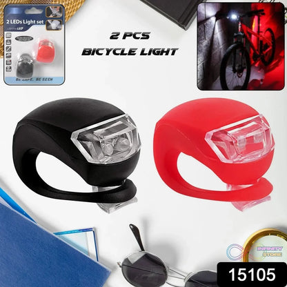 Silicone LED Bike Light Set (2 Pcs Set) - infinityexculsivestore.com