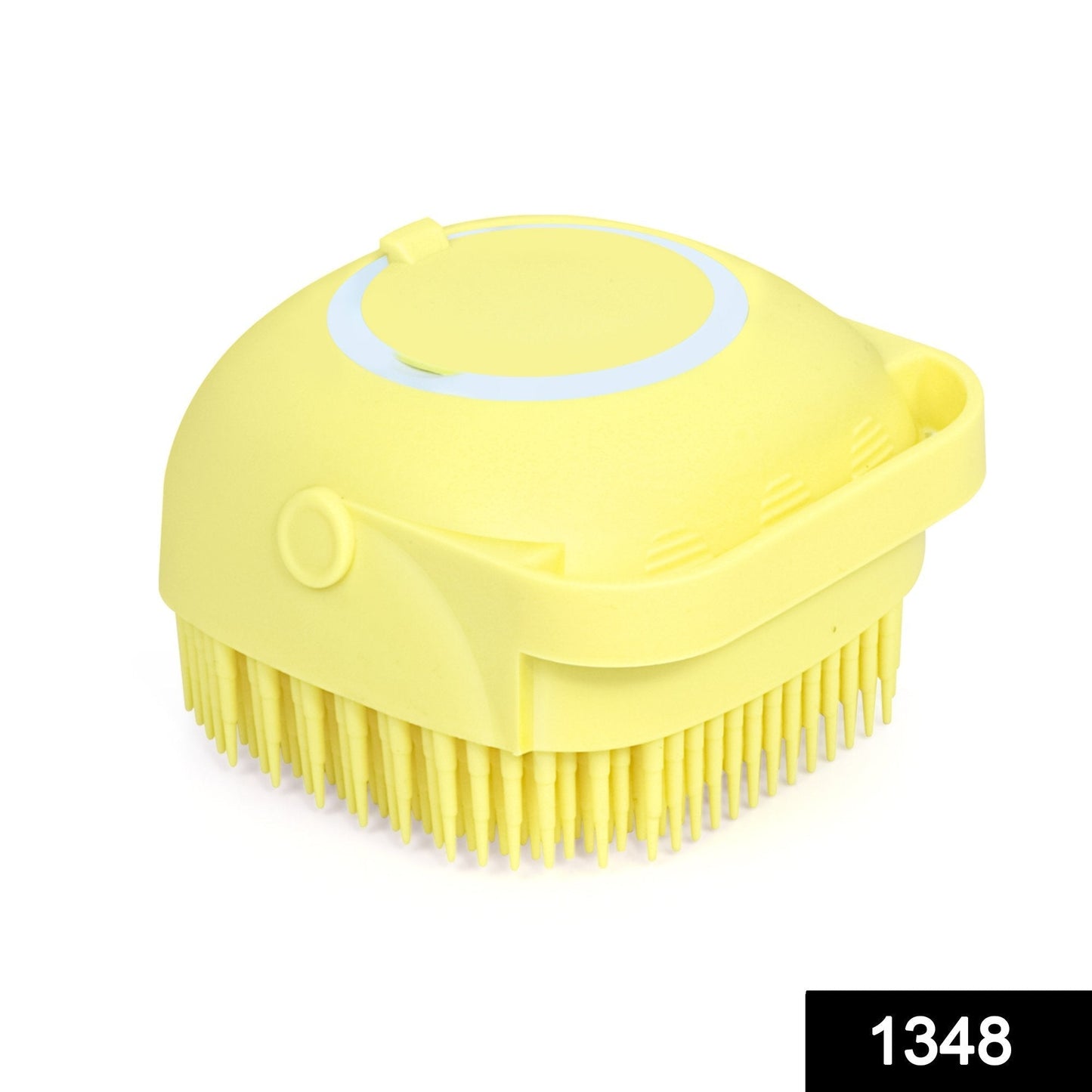 Silicone Massage Bath Body Brush Soft Bristle With Shampoo Dispenser - infinityexculsivestore.com