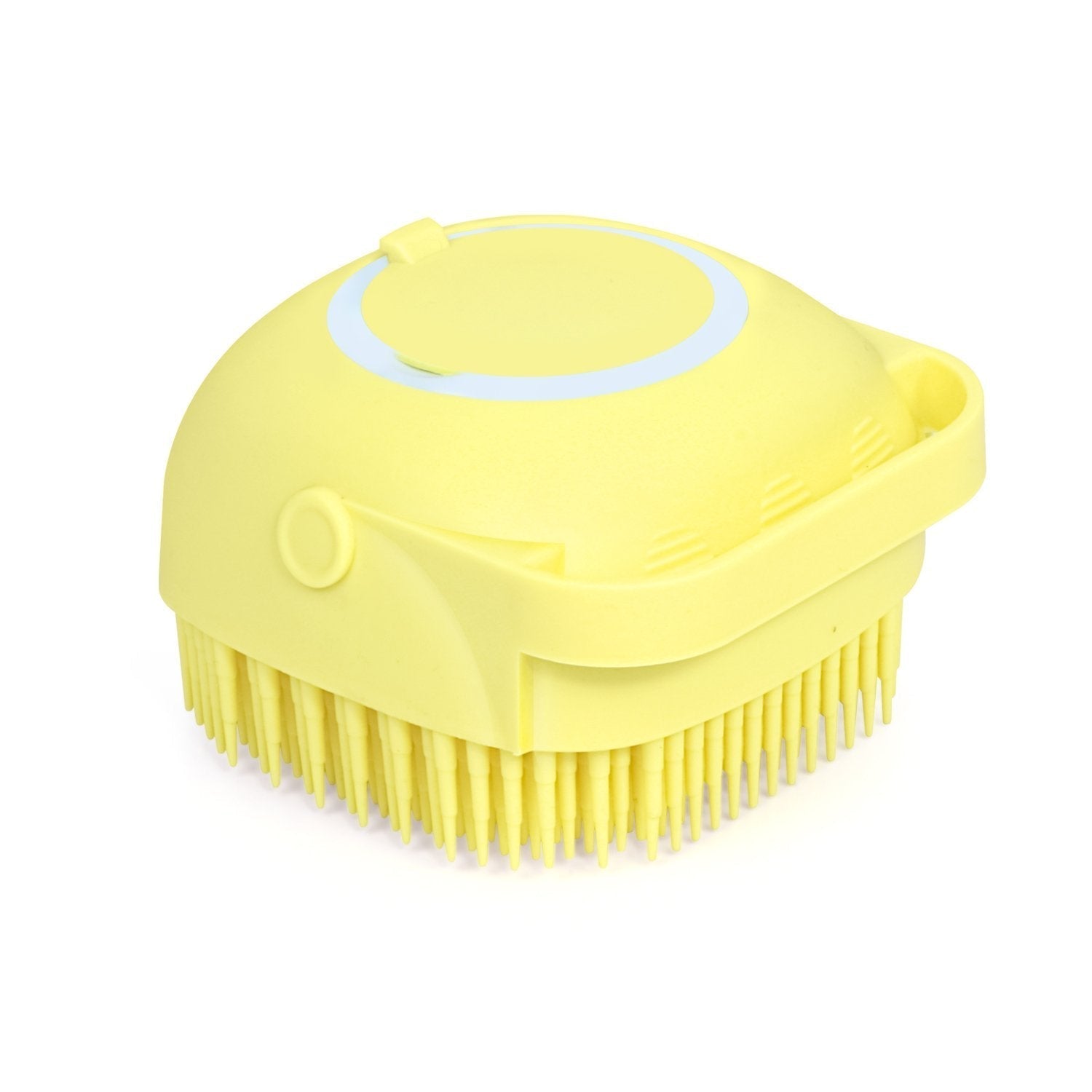 Silicone Massage Bath Body Brush Soft Bristle With Shampoo Dispenser - infinityexculsivestore.com