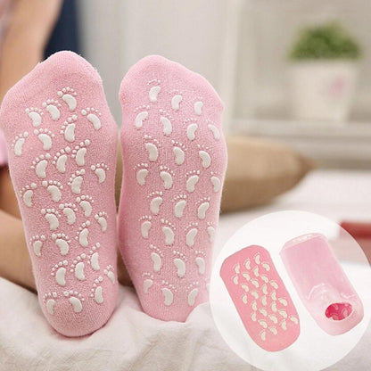 Silicone Moisturizing Feet Socks Gel (1 pair) - infinityexculsivestore.com