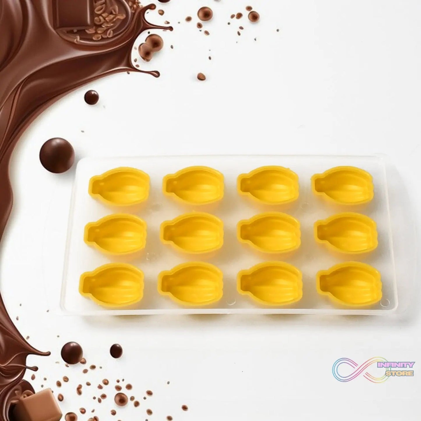 Silicone Mold Ice Cube Tray Creative Sweet Multi Type Ice Tray , Ice Cube Trays Multi Fruit Shape Ice Tray (1 Pc) - infinityexculsivestore.com