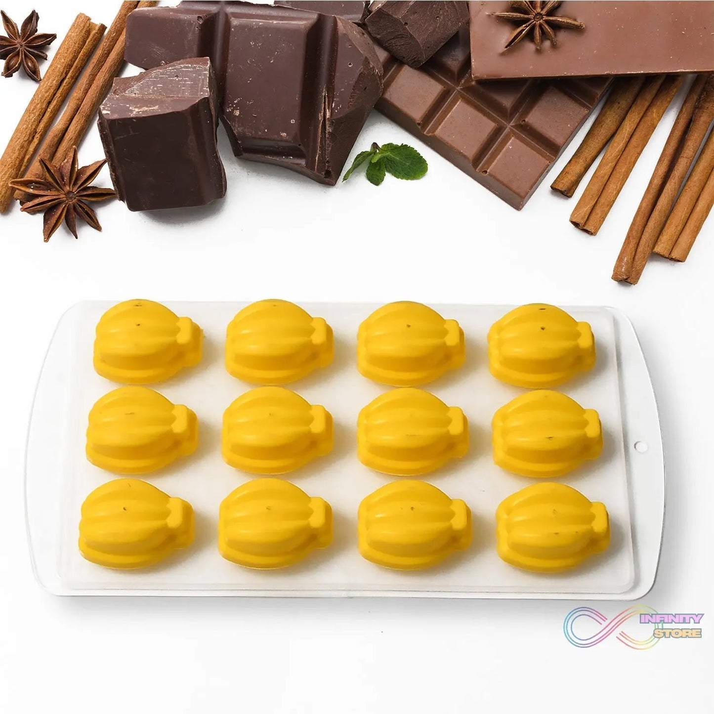 Silicone Mold Ice Cube Tray Creative Sweet Multi Type Ice Tray , Ice Cube Trays Multi Fruit Shape Ice Tray (1 Pc) - infinityexculsivestore.com