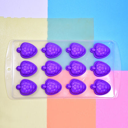 Silicone Mold Ice Cube Tray Creative Sweet Multi Type Ice Tray , Ice Cube Trays Multi Fruit Shape Ice Tray (1 Pc) - infinityexculsivestore.com
