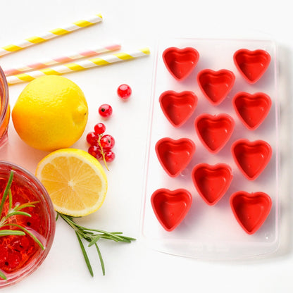 Silicone Mold Ice Cube Tray Creative Sweet Multi Type Ice Tray , Ice Cube Trays Multi Fruit Shape Ice Tray (1 Pc) - infinityexculsivestore.com