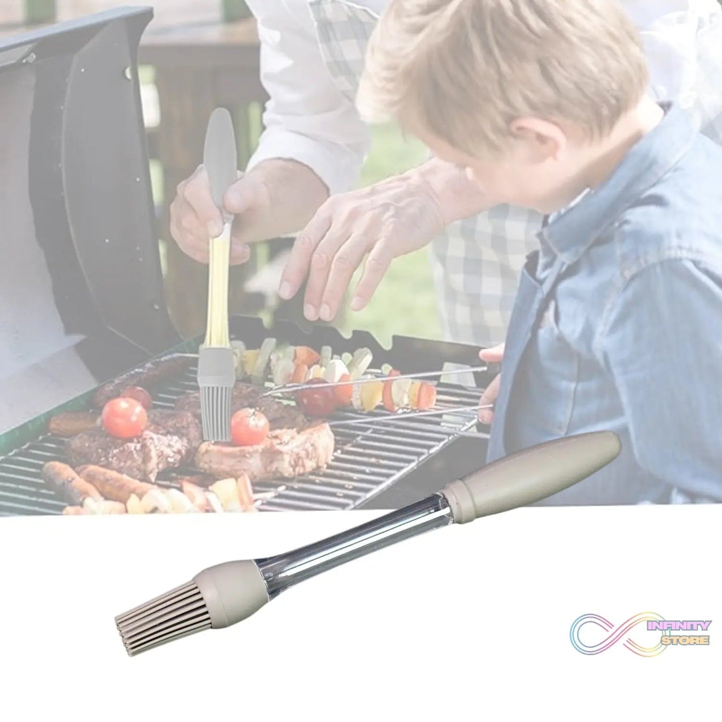Silicone Oil brush, Pastry Brush, Oil Cooking Brush (1 Pc) - infinityexculsivestore.com