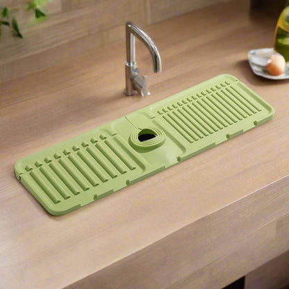 Silicone Sink Faucet Pad, Drip Protector Splash Countertop, Rubber Drying Mat, Sink Splash Guard for Kitchen Bathroom Bar. - infinityexculsivestore.com