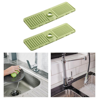 Silicone Sink Faucet Pad, Drip Protector Splash Countertop, Rubber Drying Mat, Sink Splash Guard for Kitchen Bathroom Bar. - infinityexculsivestore.com