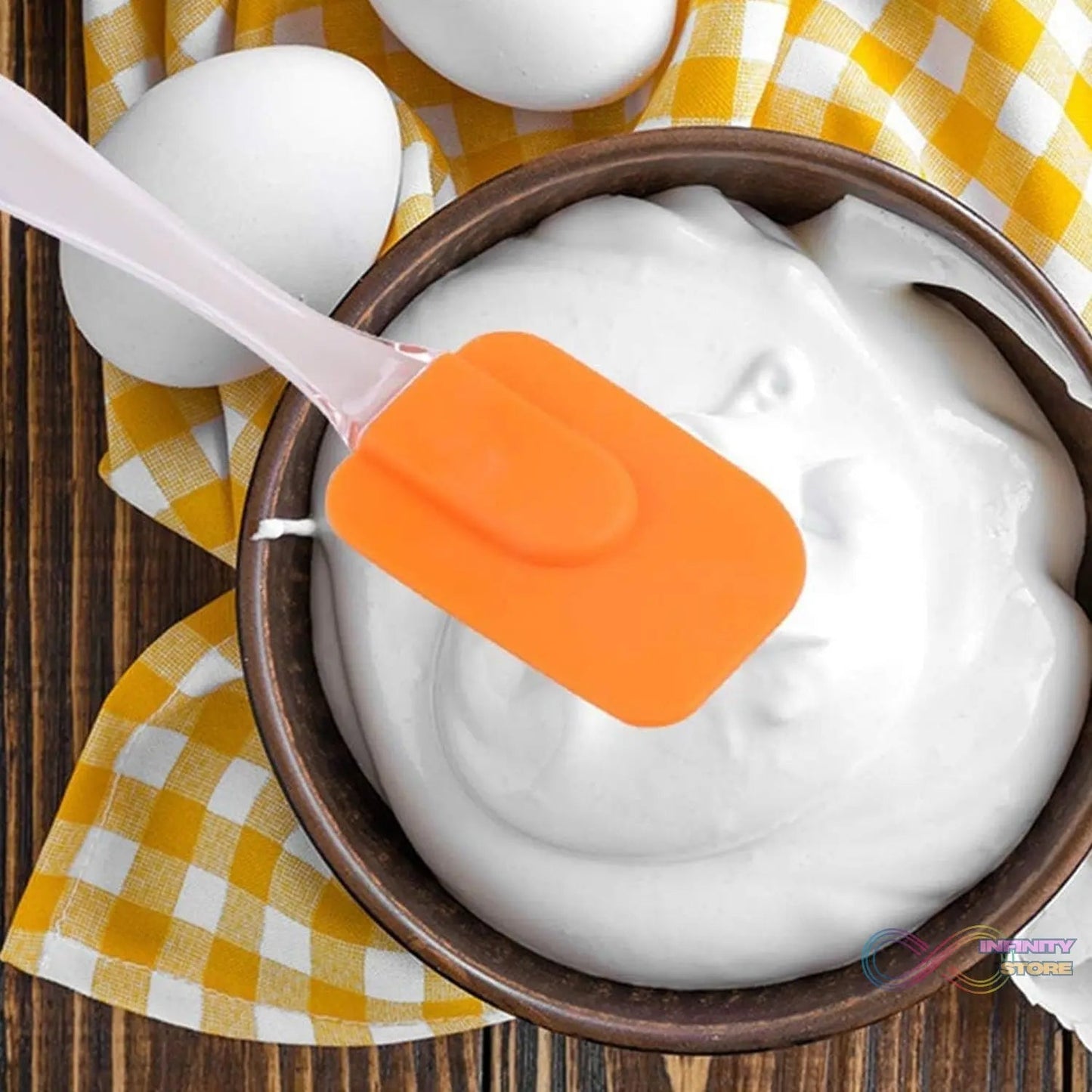 Silicone Spatula | Baking & Cooking | Heat Resistant | Non - Stick | 24cm - infinityexculsivestore.com
