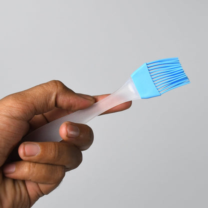 Silicone Spatula Brush And Cake Scraper For Cake Mixer, Decorating, Cooking, Baking and Glazing ( Set of 2pc ) - infinityexculsivestore.com