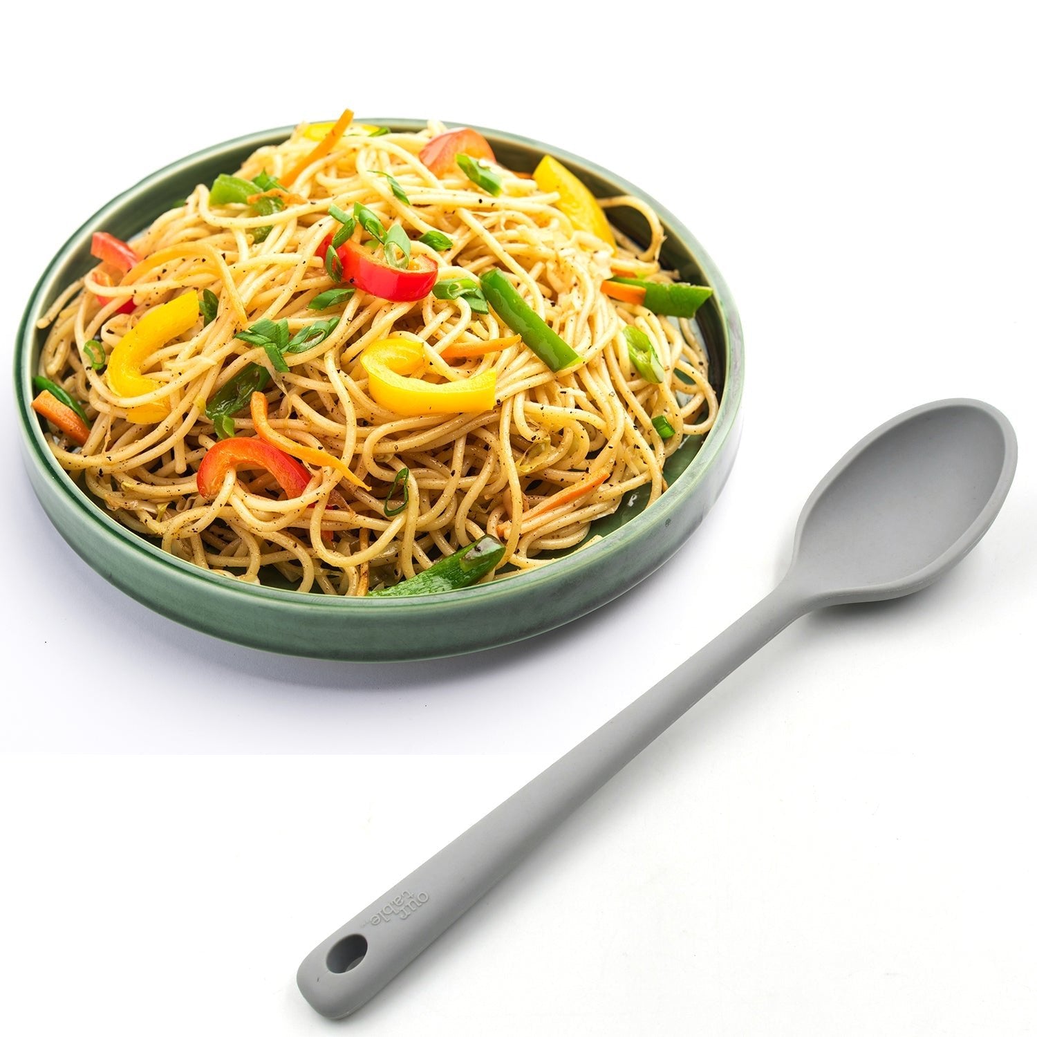 Silicone Spoons for Cooking - Large Heat Resistant Kitchen Spoons (32 cm) - infinityexculsivestore.com