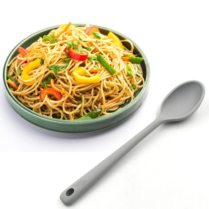 Silicone Spoons for Cooking - Large Heat Resistant Kitchen Spoons (32 cm) - infinityexculsivestore.com
