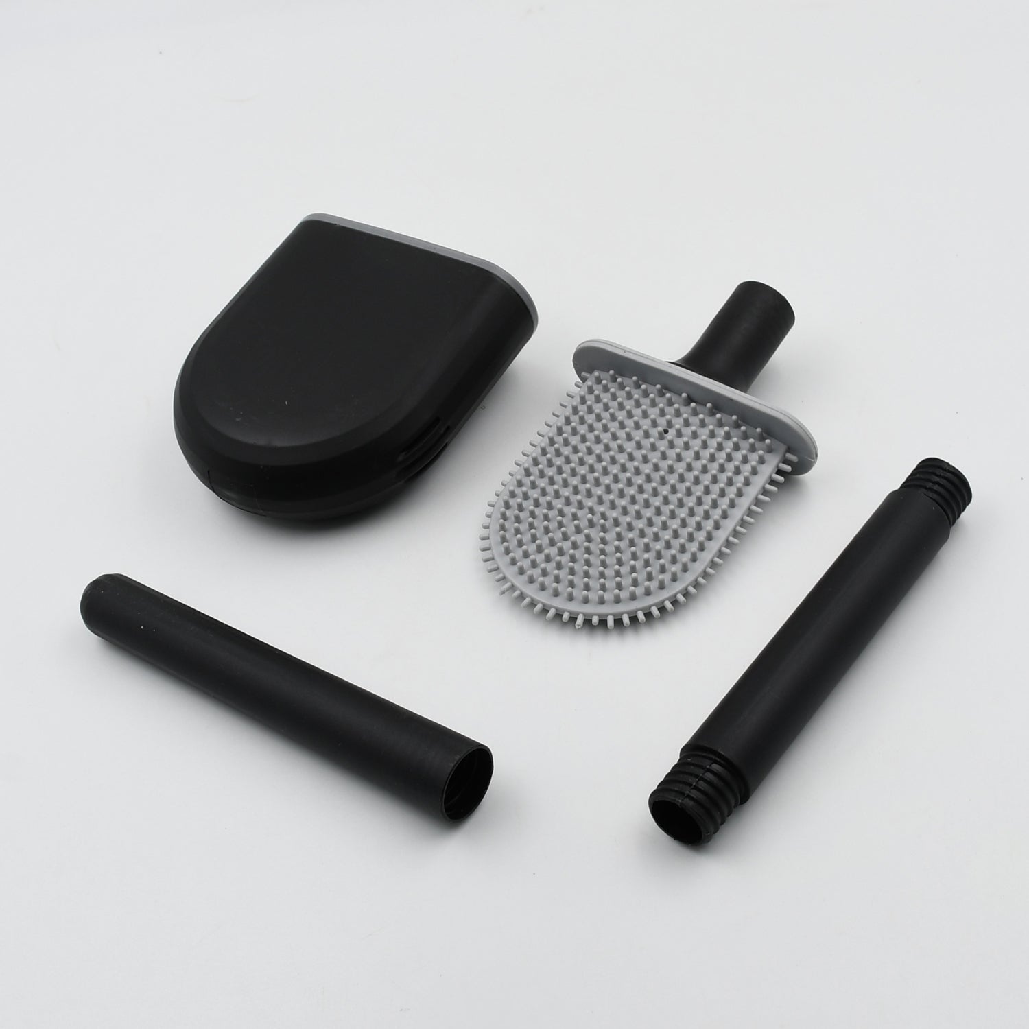 Silicone Toilet Brush with Holder Stand for Bathroom Cleaning - infinityexculsivestore.com