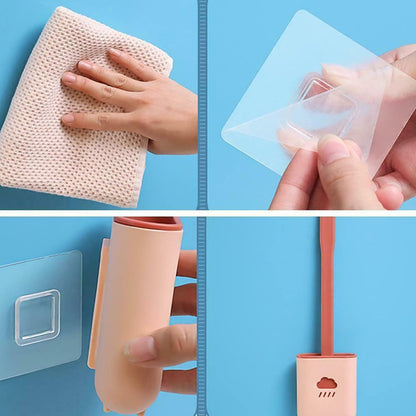 Silicone Toilet Brush with Holder (Without Box) - infinityexculsivestore.com