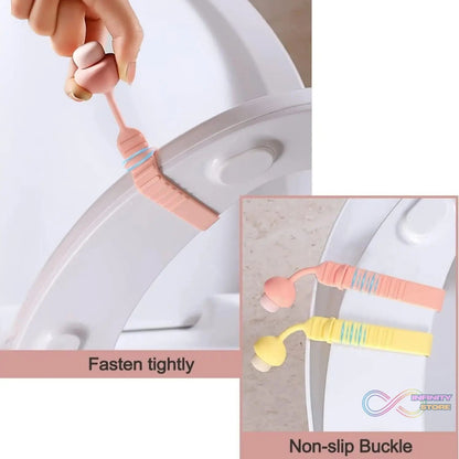 Silicone Toilet Seat Lifter Band (1 Pc) - infinityexculsivestore.com