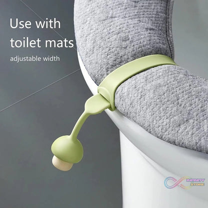 Silicone Toilet Seat Lifter Band (1 Pc) - infinityexculsivestore.com