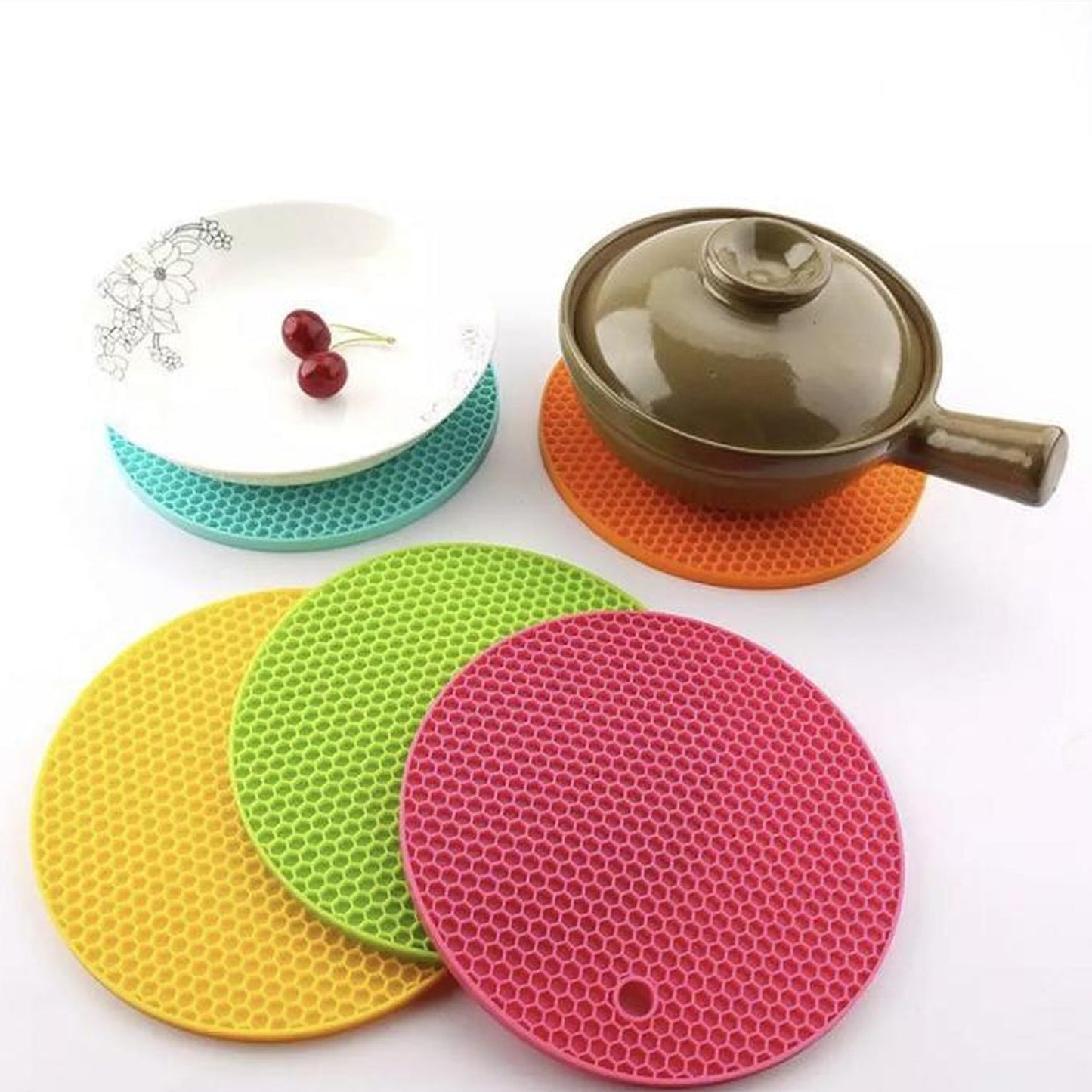 Silicone Trivet for Hot Dish and Pot, Silicone Hot Pads ( 1 pcs ) - infinityexculsivestore.com