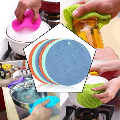 Silicone Trivet for Hot Dish and Pot, Silicone Hot Pads ( 1 pcs ) - infinityexculsivestore.com