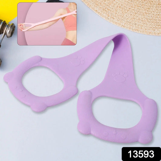 Silicone Yoga Pull Rope Chest Expander Silicone Resistance Bands (1 Pc) - infinityexculsivestore.com