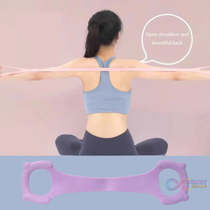 Silicone Yoga Pull Rope Chest Expander Silicone Resistance Bands (1 Pc) - infinityexculsivestore.com