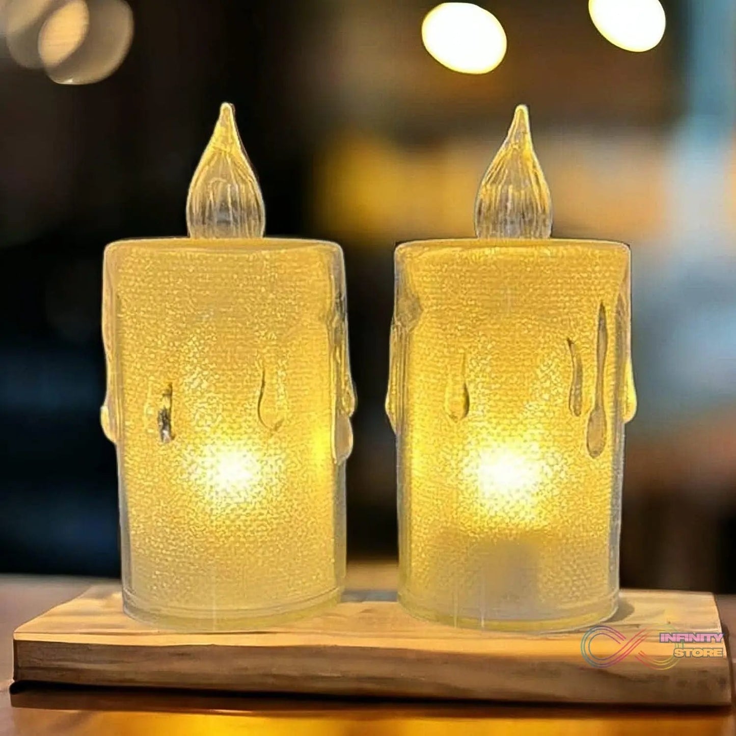 Simple Candles for Home Decoration, Crystal Candle Lights - infinityexculsivestore.com