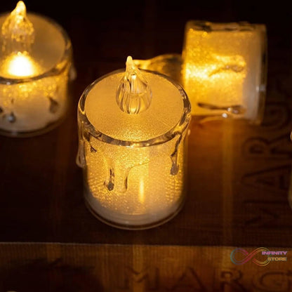 Simple Candles for Home Decoration, Crystal Candle Lights - infinityexculsivestore.com