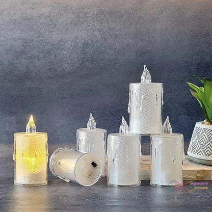 Simple Candles for Home Decoration, Crystal Candle Lights - infinityexculsivestore.com