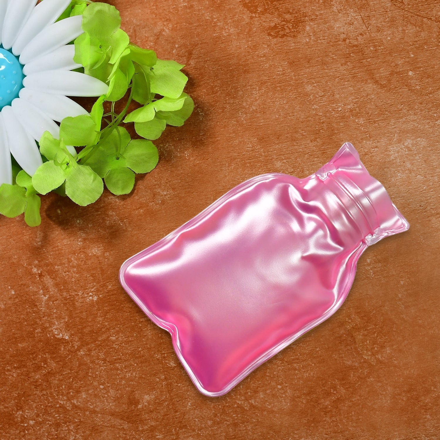 Simple Pink small Hot Water Bag with Cover for Pain Relief, Neck, Shoulder Pain and Hand, Feet Warmer, Menstrual Cramps. - infinityexculsivestore.com