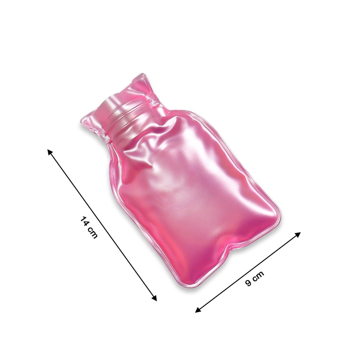 Simple Pink small Hot Water Bag with Cover for Pain Relief, Neck, Shoulder Pain and Hand, Feet Warmer, Menstrual Cramps. - infinityexculsivestore.com