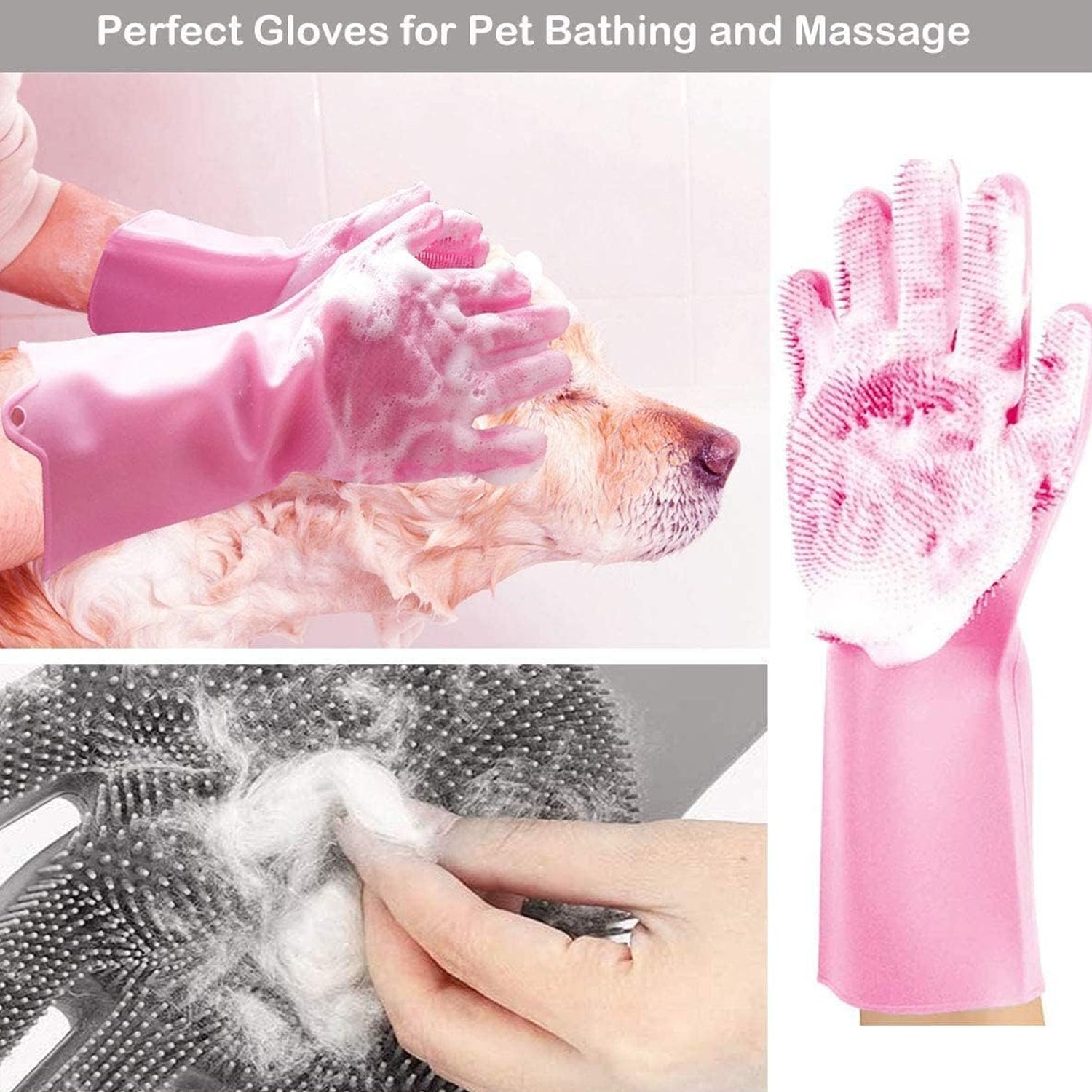 Single Left - Handed Silicone Dishwashing Glove: Scrubber, Reusable, Kitchen Cleaning - infinityexculsivestore.com