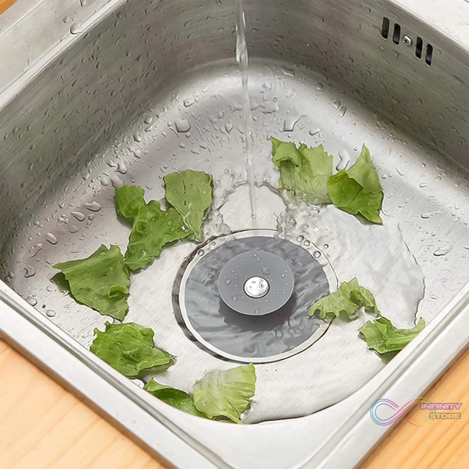 Sink Stopper Silicone Bathtub Stopper, Kitchen Sink Drain Strainer (1 Pc) - infinityexculsivestore.com