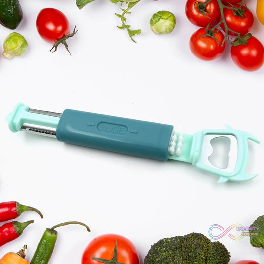Multifunctional, Vegetable Fruit Peelers Slicer Can Opener 7 In 1 Kitchen Peeler For Veggie Fruit Potato Carrot Durable Kitchen Peeling Tool Non - slip Handle Durable For Potato, Fruit, Vegetables, Carrots, Cucumbers - infinityexculsivestore.com