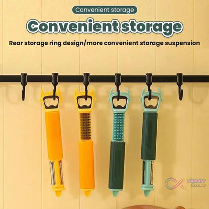 Multifunctional, Vegetable Fruit Peelers Slicer Can Opener 7 In 1 Kitchen Peeler For Veggie Fruit Potato Carrot Durable Kitchen Peeling Tool Non - slip Handle Durable For Potato, Fruit, Vegetables, Carrots, Cucumbers - infinityexculsivestore.com