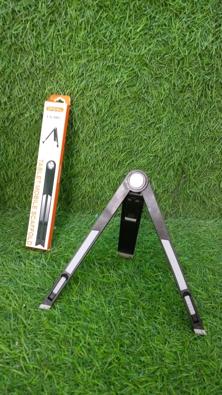 Slim Tablet Mobile Stand Adjustable Foldable Tablet Stand Scaffold (1 Pc) - infinityexculsivestore.com