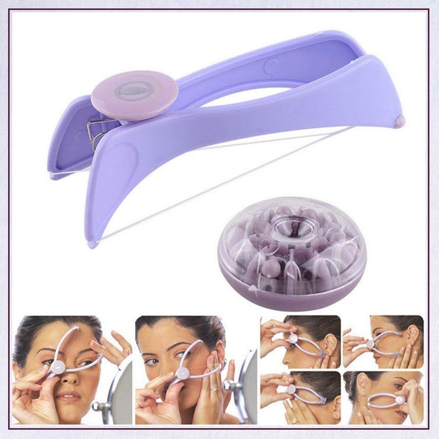 Slique Painless Hair Removal Threading Kit - infinityexculsivestore.com