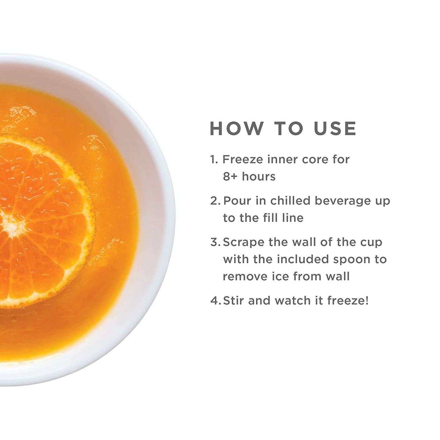 Slush and Shake Maker, BPA - Free Smoothie & Milkshake Cup, Freezer Core, Gift Box - infinityexculsivestore.com