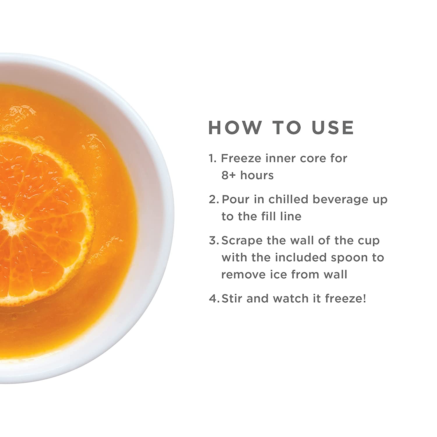 Slush and Shake Maker, BPA - Free Smoothie & Milkshake Cup, Freezer Core, Gift Box - infinityexculsivestore.com