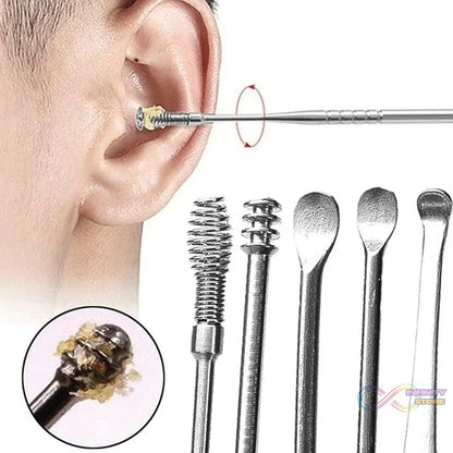 Small 6 Pcs Earwax Removal Kit - infinityexculsivestore.com