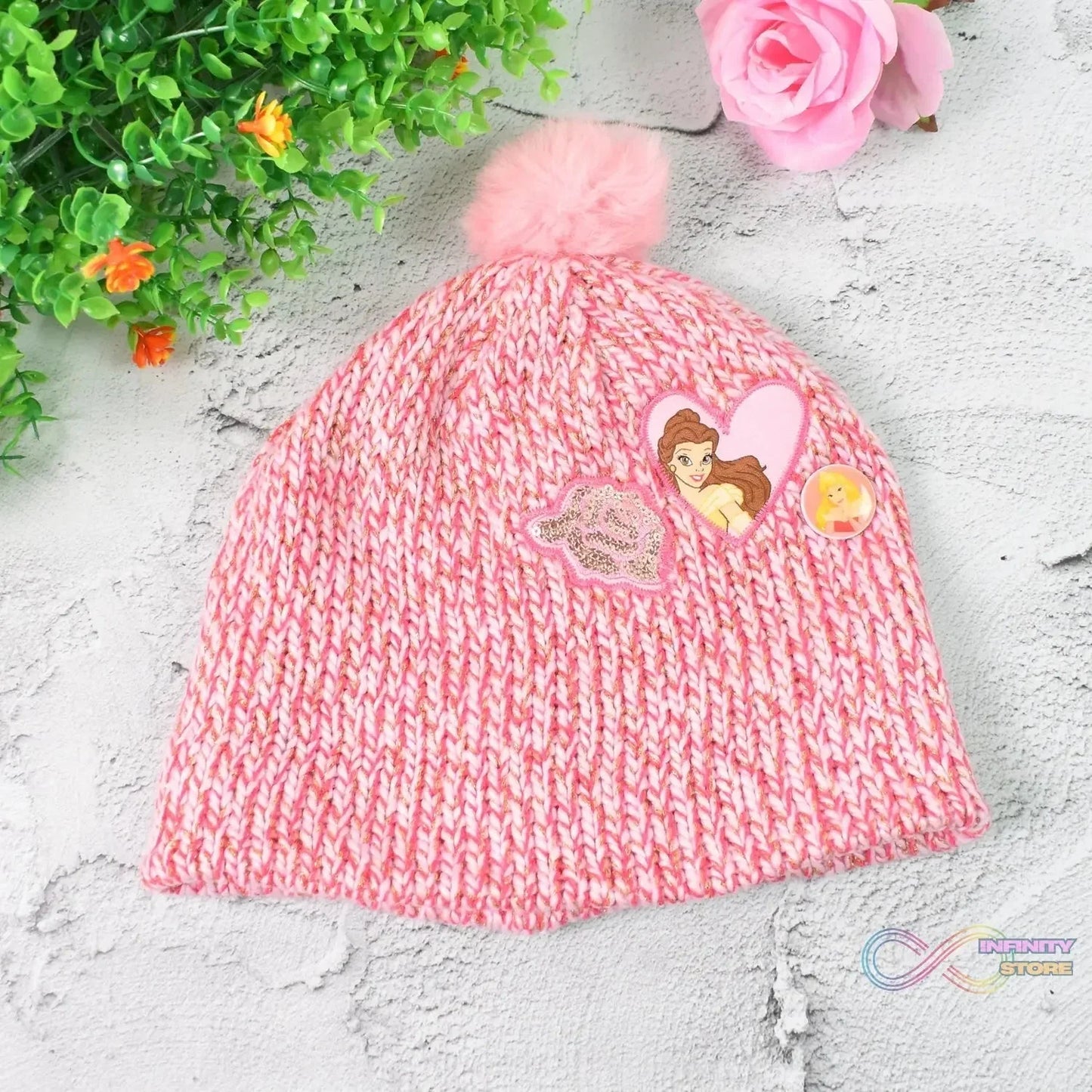 Small Cap for Winter Woolen Knitted Inside Fur Caps (1 Pc / Mix Design & Color) - infinityexculsivestore.com