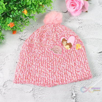 Small Cap for Winter Woolen Knitted Inside Fur Caps (1 Pc / Mix Design & Color) - infinityexculsivestore.com
