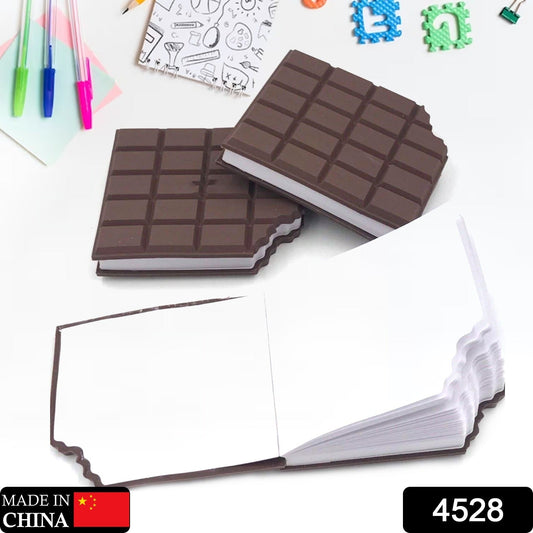 Small Chocolate Scented Diary Memo Notebook in Rectangular Chocolate Bite Shape with Original Chocolate Smell Personal Pocket Diary, Dairy book with Plain Pages for Kids - infinityexculsivestore.com