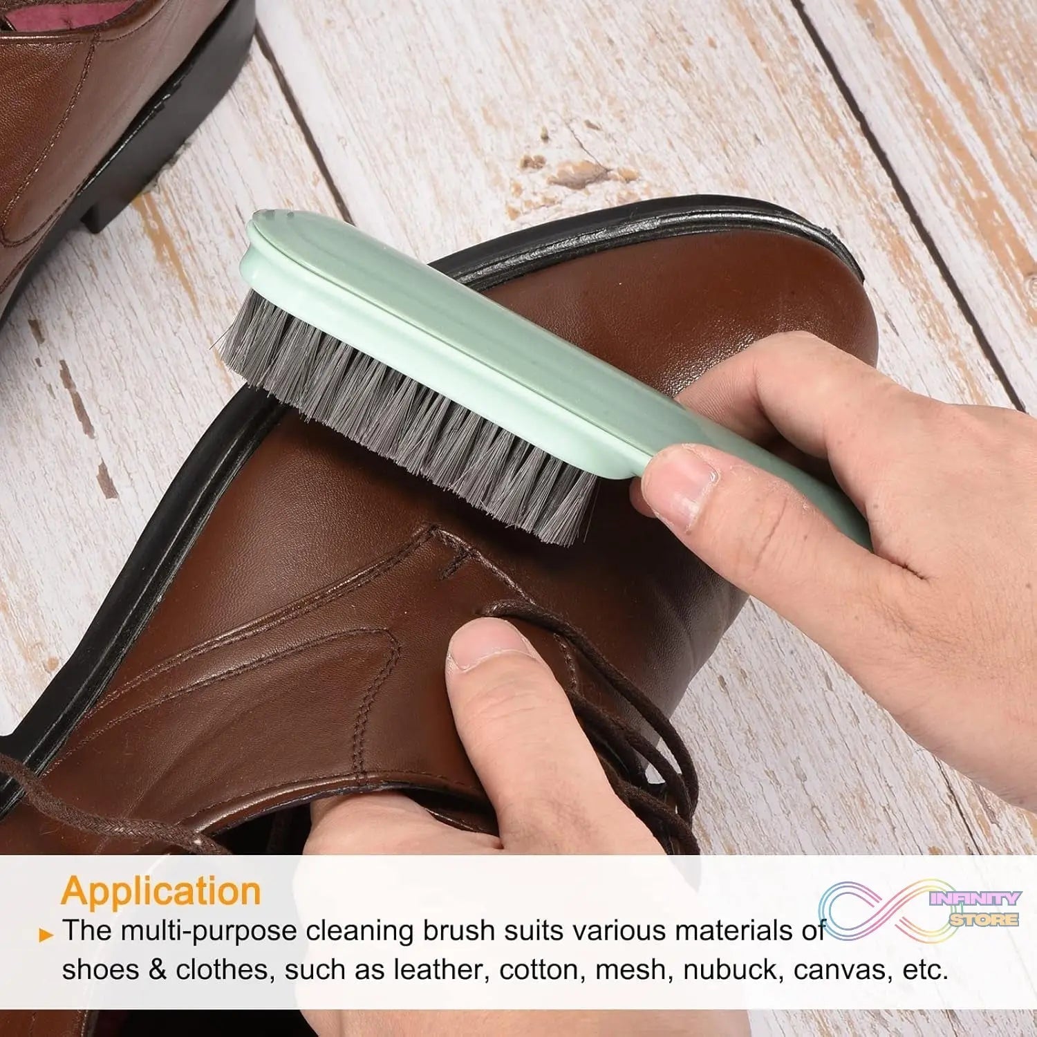 Small Cleaning Brush Shoes and Clothes Cleaning Brush (1 Pc) - infinityexculsivestore.com