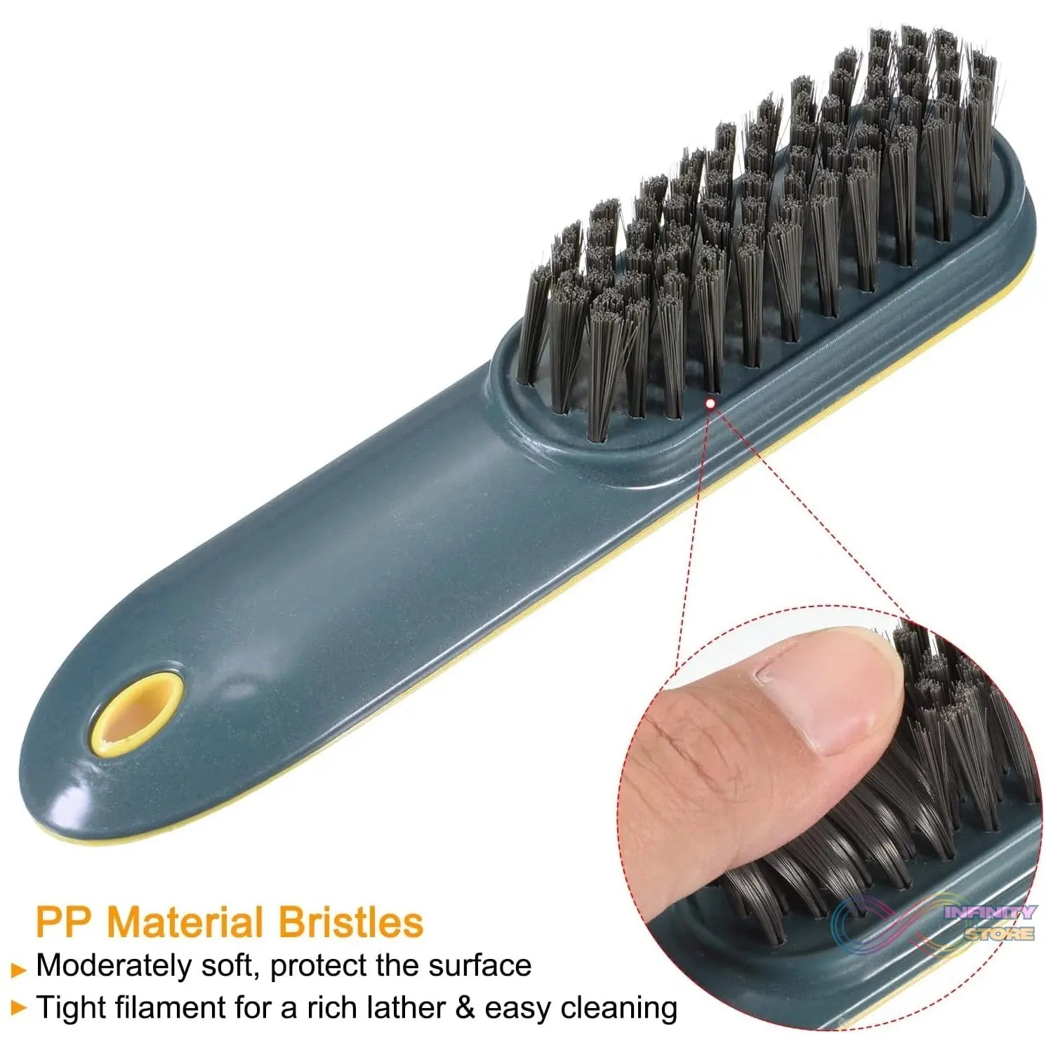 Small Cleaning Brush Shoes and Clothes Cleaning Brush (1 Pc) - infinityexculsivestore.com