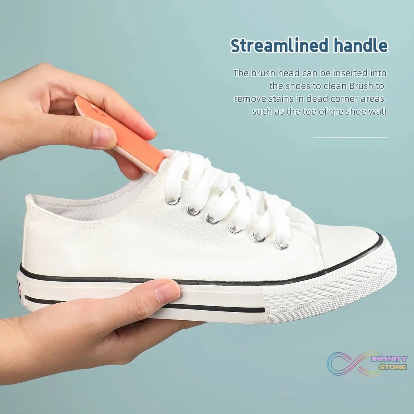 Small Cleaning Brush Shoes and Clothes Cleaning Brush (1 Pc) - infinityexculsivestore.com