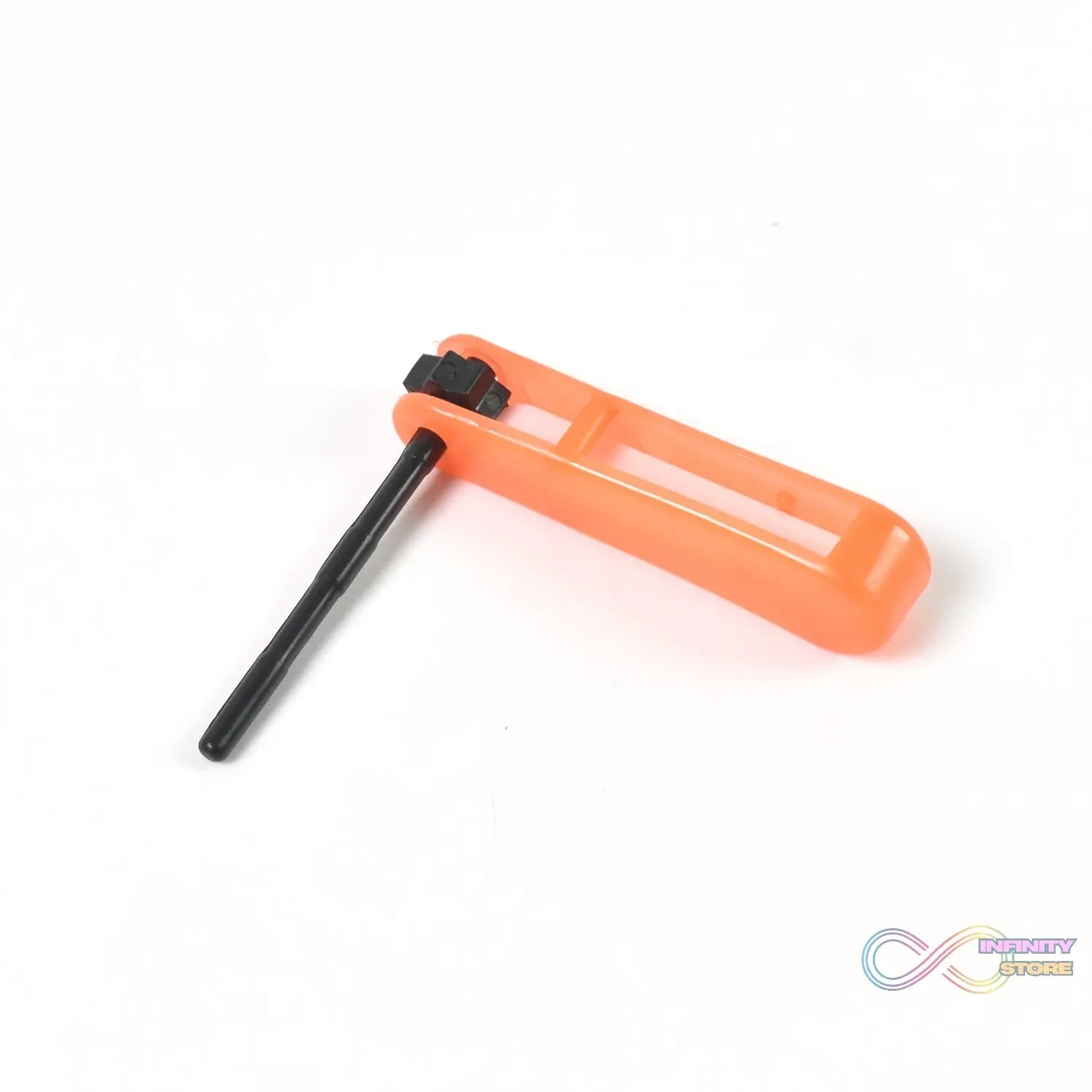 Small Colourful Non - Toxic Plastic Rattle Spinner Toys for Babies, Kids (1 Pc / Mix Color & Design) - infinityexculsivestore.com